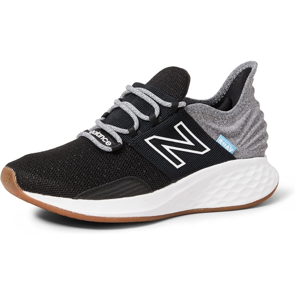 New Balance Women’s Fresh Foam Roav V1 Sneaker. Black/light aluminum. Size 11.
